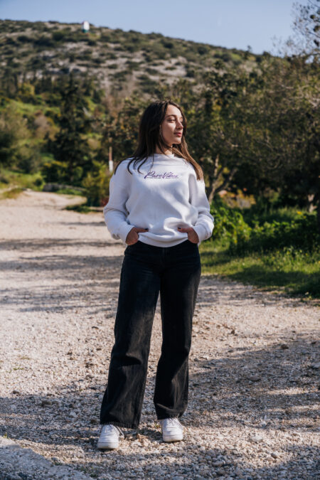 Signature Off-White CrewNeck Hoodie